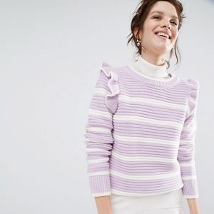 Willow and Paige ruffle sweater from ASOS